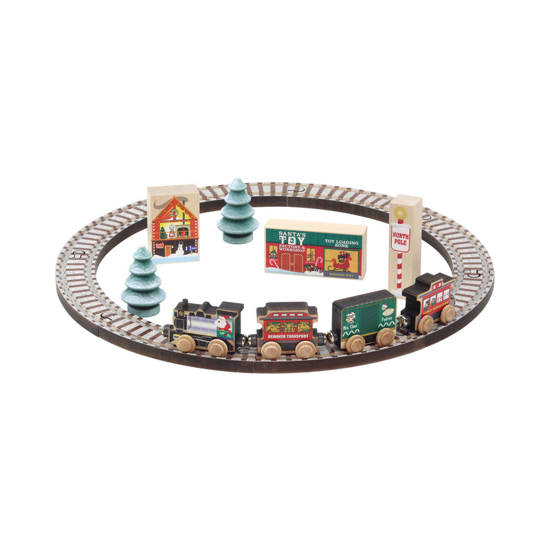 NameTrains North Pole Village Railway Set