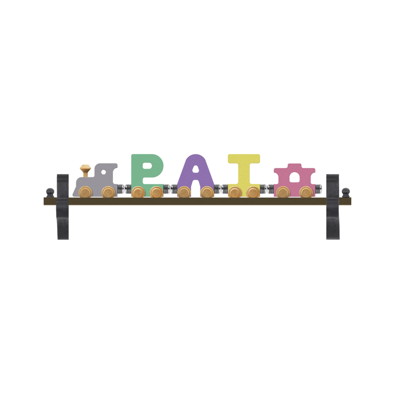 NameTrains Pastel Letters Name