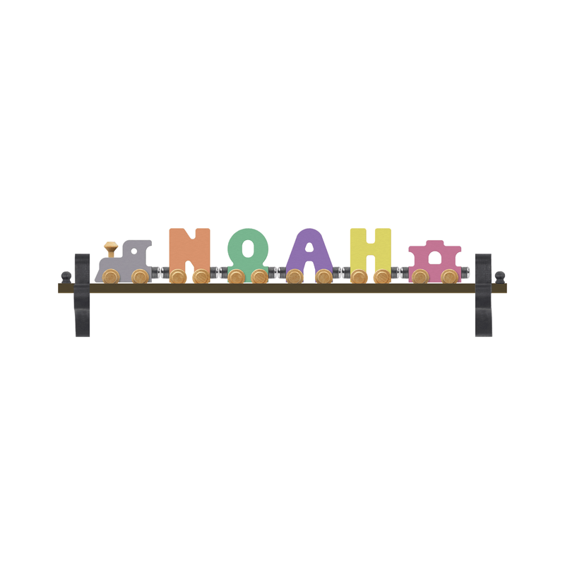 NameTrains Pastel Letters Name