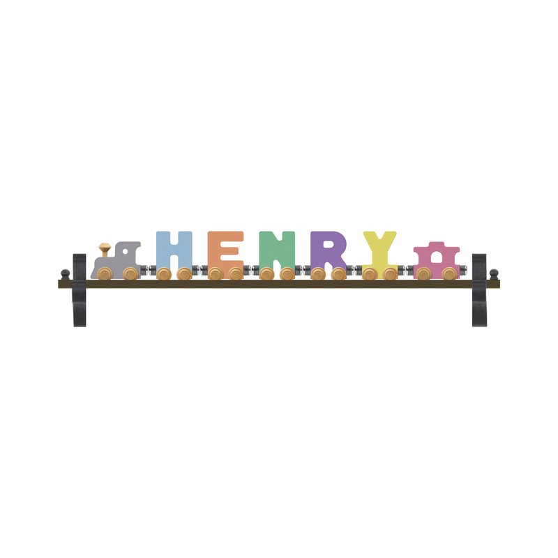 NameTrains Pastel Letters Name