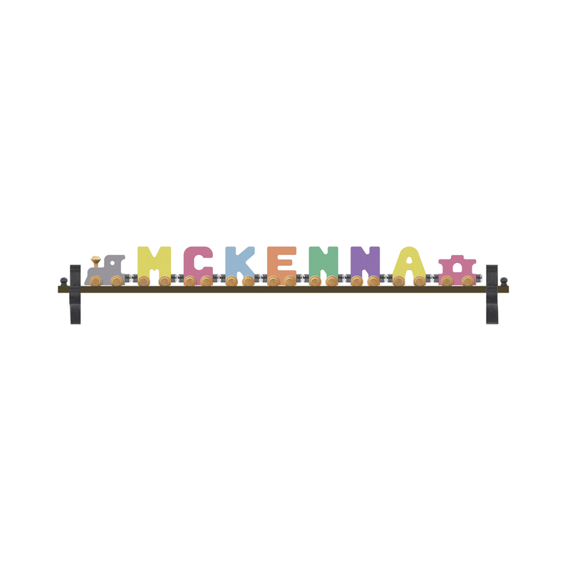 NameTrains Pastel Letters Name