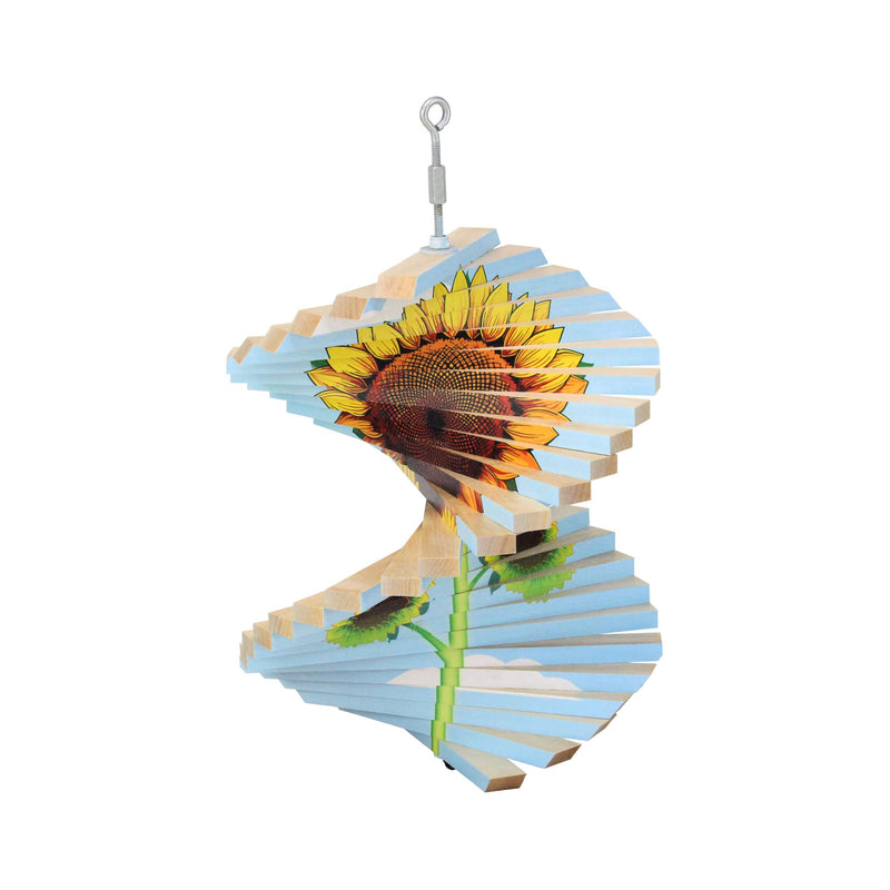 Blooming Sunflower Wind Spinner
