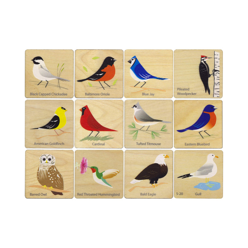 Birds Memory Tiles