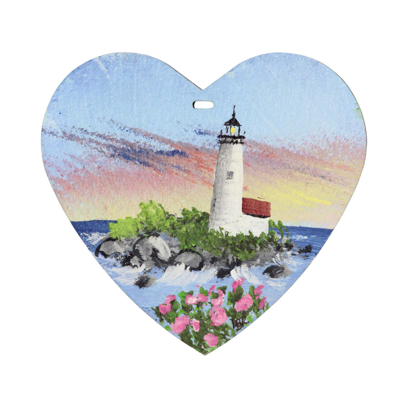 Heart Handpainted Ornament
