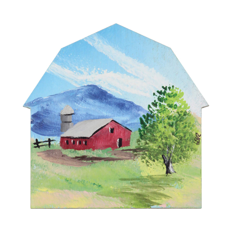 Barn Handpainted Magnet