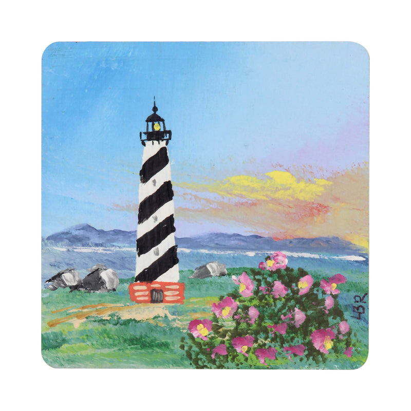 Square Handpainted Magnet