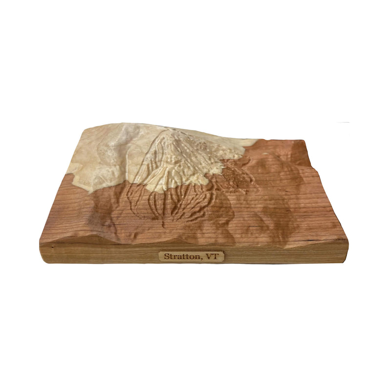 Stratton Vermont 3D Relief Ski Map | Vermont Ski Mountain Gift