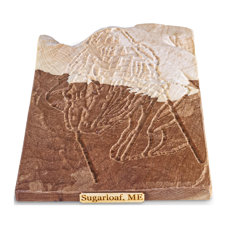 Sugarloaf Ski Mountain | Maine Ski Mountains | 3D Relief Map