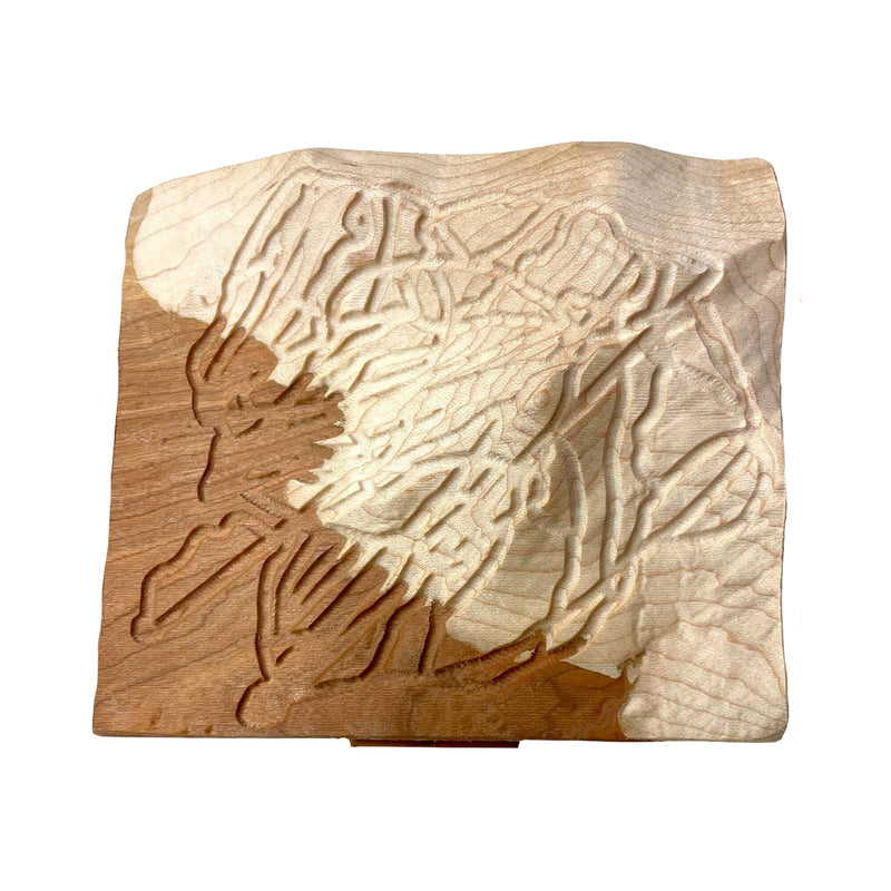 Jay Peak Vermont Ski 3D Relief Ski Map | Vermont Ski Gift