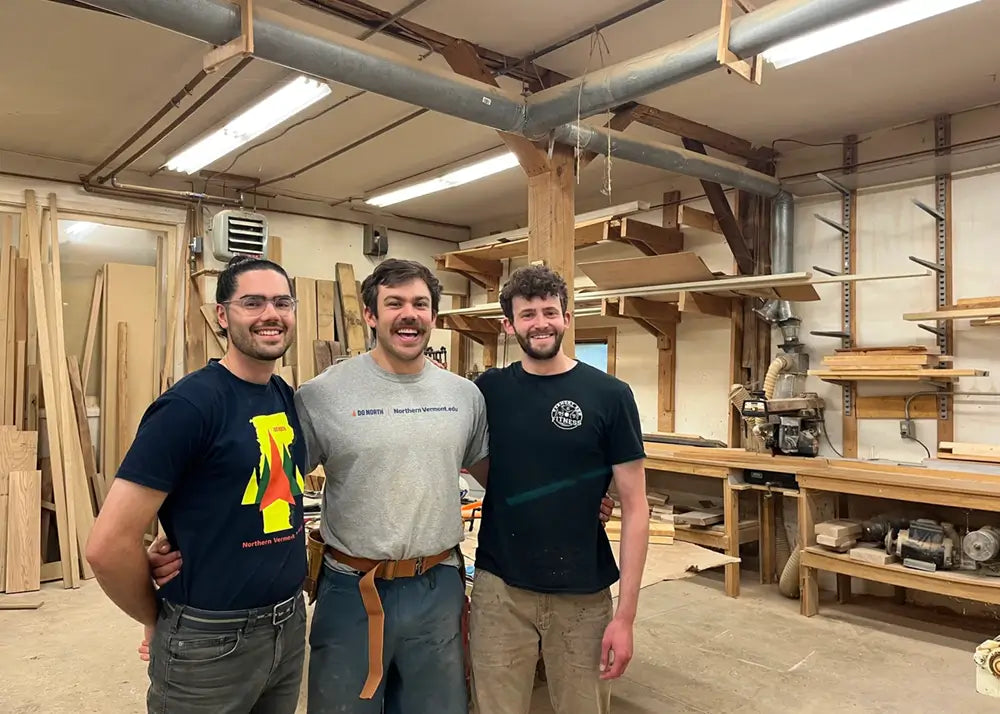 Midd alums' woodworking business blossoming...